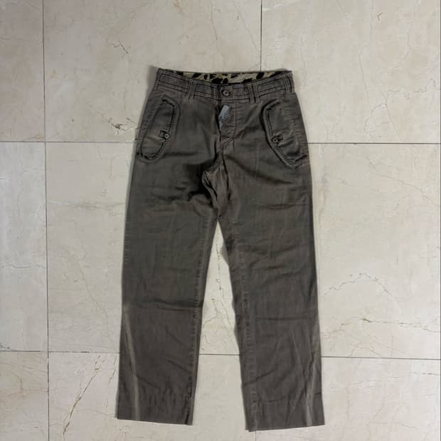 John Galliano Pocket Cotton Trousers