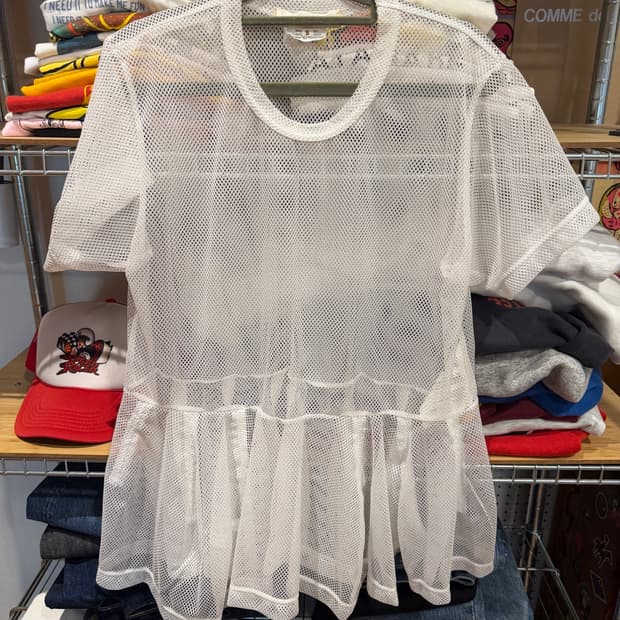꼼데가르송 메쉬 티셔츠 S