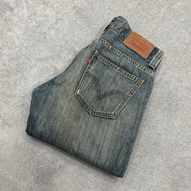 30 리바이스 549 워싱 데님팬츠