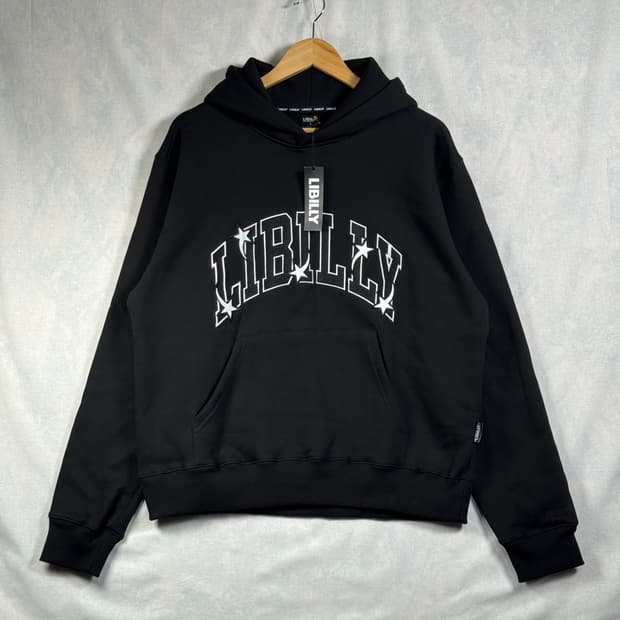 [L] 창모 리빌리(LIBILLY) 21FW 스타 후디 블랙 - 미착용