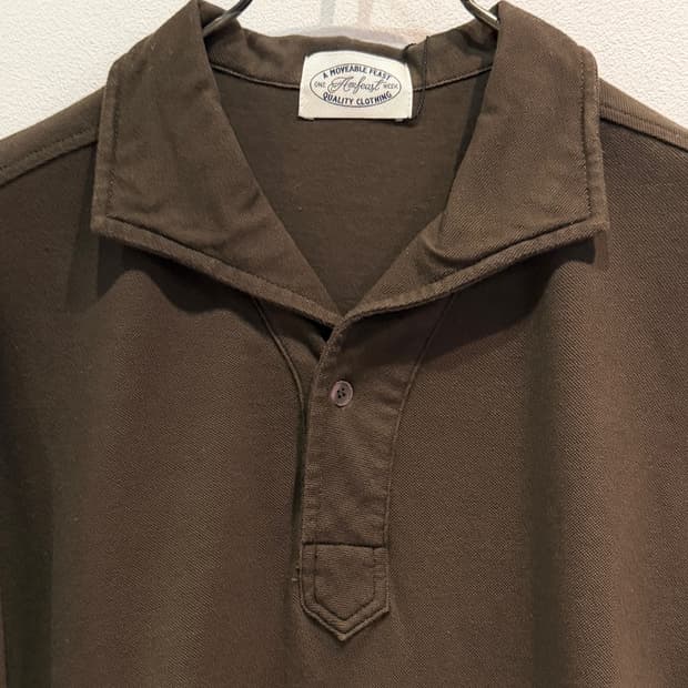 Amfeast Brown Cotton Polo Shirt