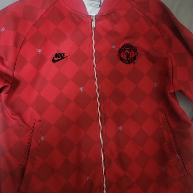  09/10 나이키 맨유 트랙탑 집업 