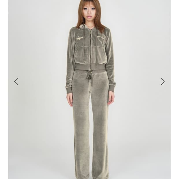 익스파이어드걸 벨로아 벨벳 후드집업 팬츠 셋트 셋업