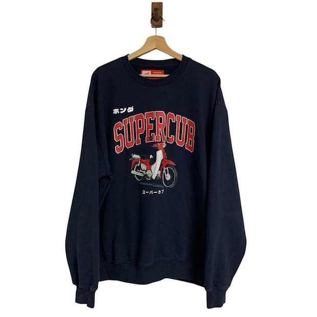 혼다 수퍼커브 아치 로고 크루넥 맨투맨 XL