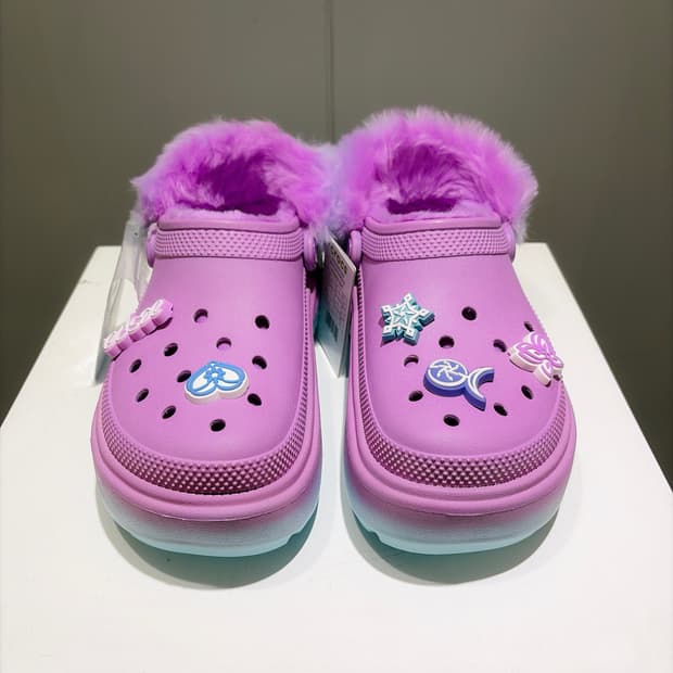 (정품/새상품) Crocs 크록스 X 에스파 공용 스톰프 라인드 멀티