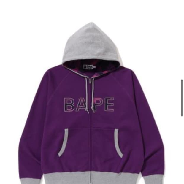 베이프 후드집업 