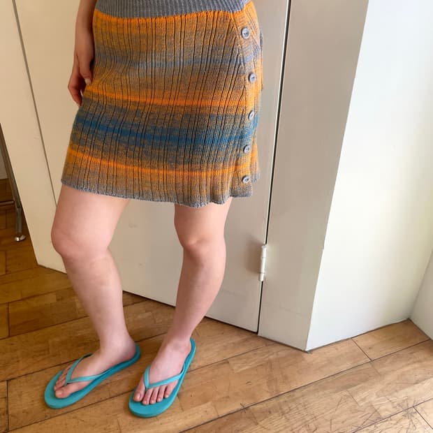summer knit skirt