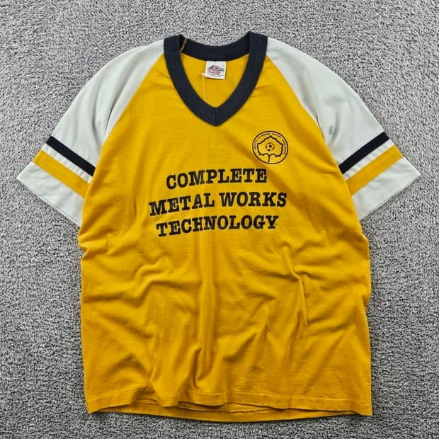 90's USA 아메리칸스포츠웨어 싱글스티치 반팔티셔츠 (L)/11361