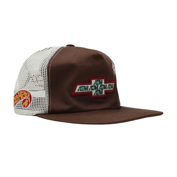 애프터매스 브라운 컬러 핫 메쉬 캡