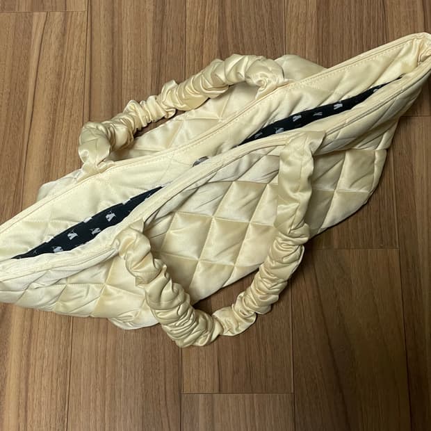 plzproject 플리즈프로젝트 퀄팅 셔링 쇼퍼백(옐로우)