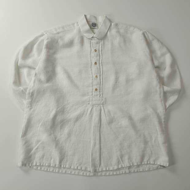 CK882 XL AS 90s 독일판 린넨 바바리안 화이트 셔츠 남방