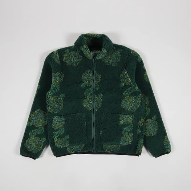 스투시 쉐르파 Stussy Flor Sherpa Mock Neck