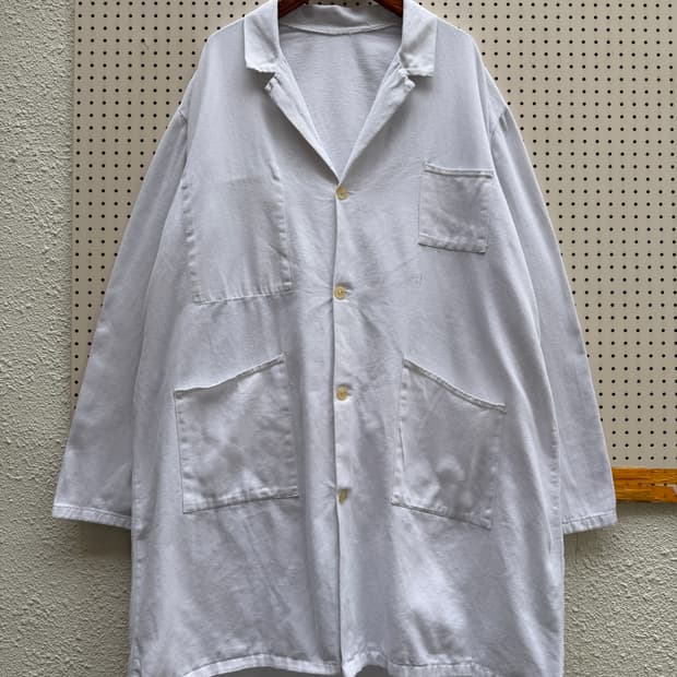 1960s FRENCH WHITE ATELIER 60s 아틀리에 샵코트