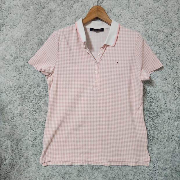  236B [L] 타미힐피거 여성 반팔 카라티