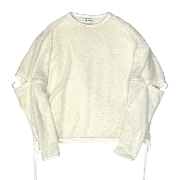 FACCIES BOUCLE MESH LS 아이보리