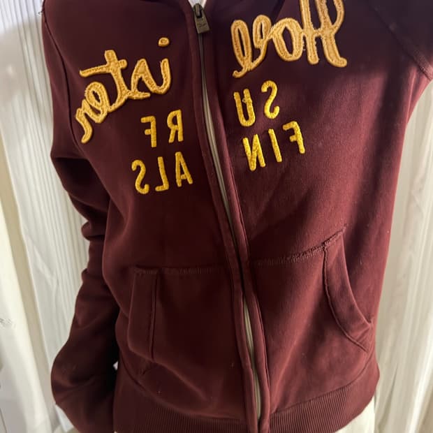 홀리스터 브라운 후드집업 m