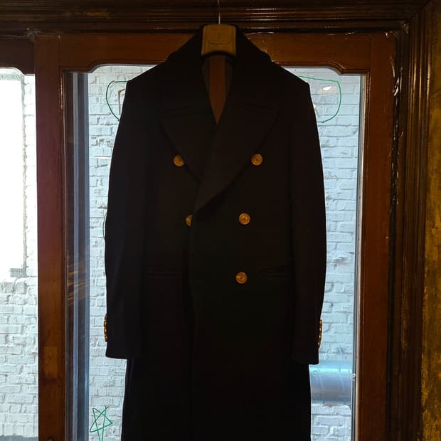 시스템 더블브레스티드코트 