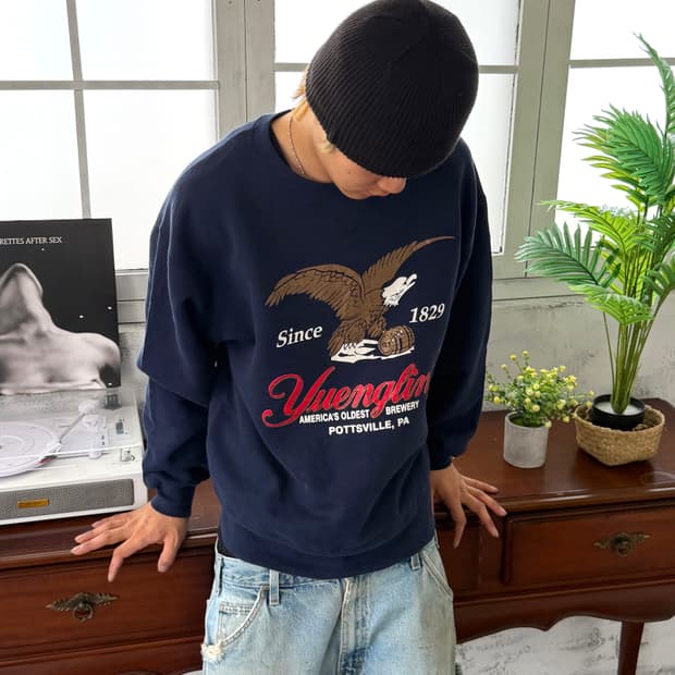 90's MADE IN USA 🇺🇸 러셀 스웻셔츠