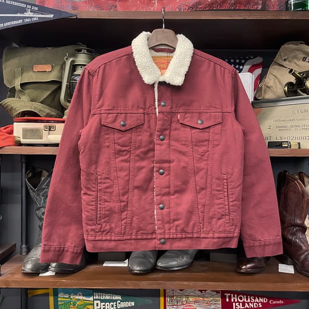 리바이스 타입2 쉐르파 데님 트러커 자켓