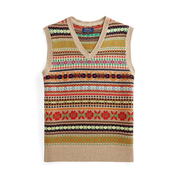 폴로 랄프로렌 페어아일 베스트 M