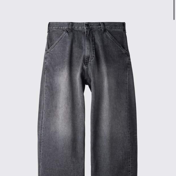 해칭룸 와이드 커브진 블랙 3