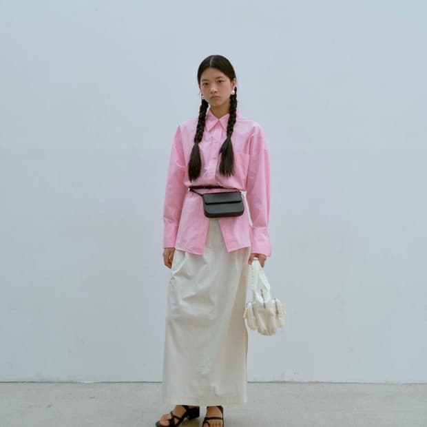 에토스 스트링 슬릿 스커트 M사이즈