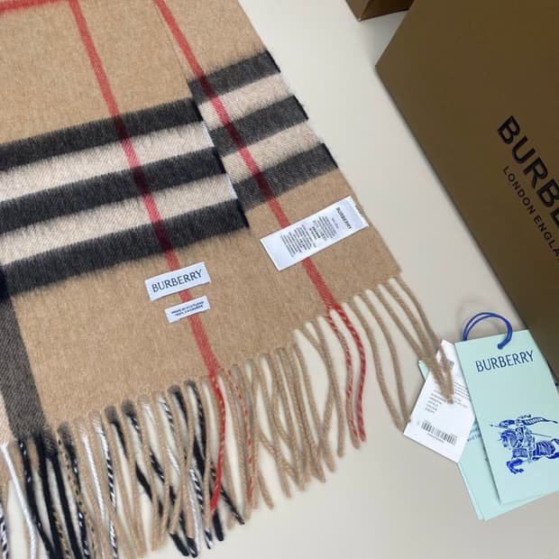 버버리 캐시미어 머플러 클래식 체크 남여공용 정품