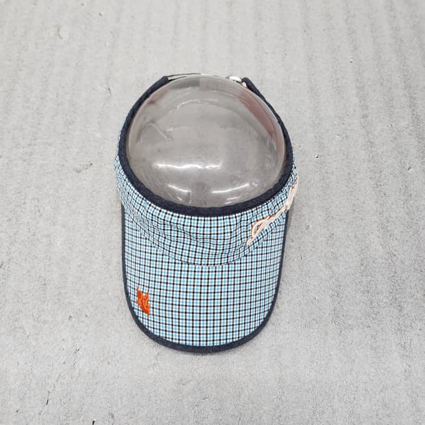 파리게이츠 국내 정품 썬캡 연청 체크 56cm