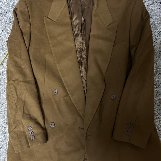 이태리제 조르지오알란 울 더블블레이저 사이즈 105