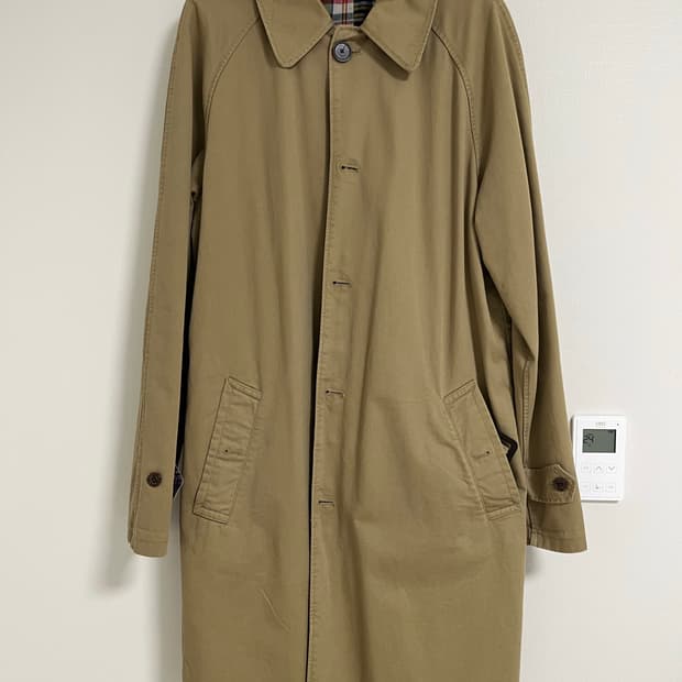 폴로 베이지 리버시블 코트 m사이즈