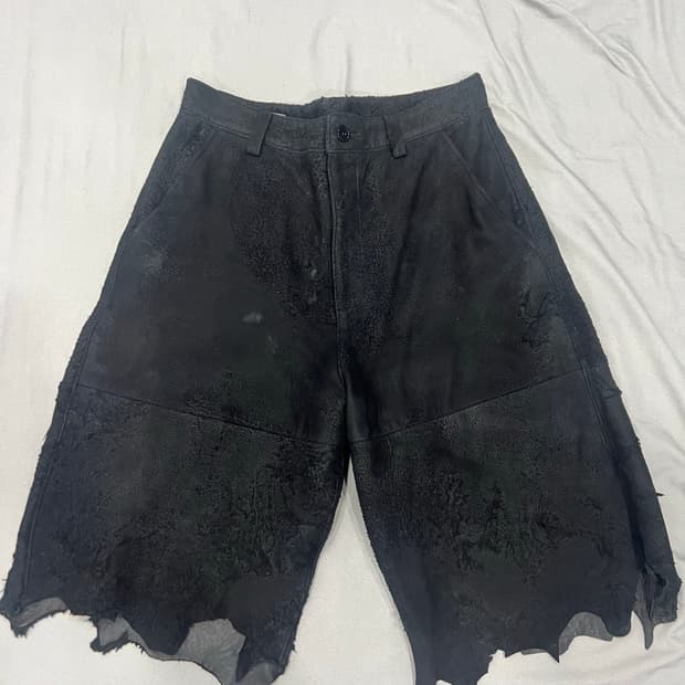 마인데님 양가죽 쇼츠 3사이즈