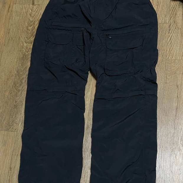 [L] 빔즈 X 컬럼비아 PFG 로그리버 BMS 나일론 피싱 팬츠 블랙