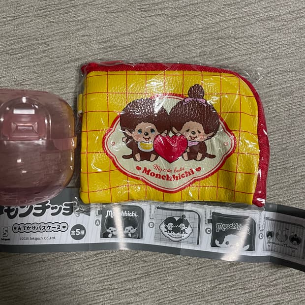 [새상품]몬치치 가챠 몬치치 카드지갑 몬치치 동전지갑