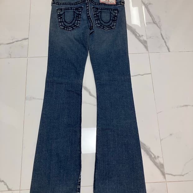 bobby super T 바비 수퍼티 다크워시 로우라이즈부츠컷 트루릴리젼