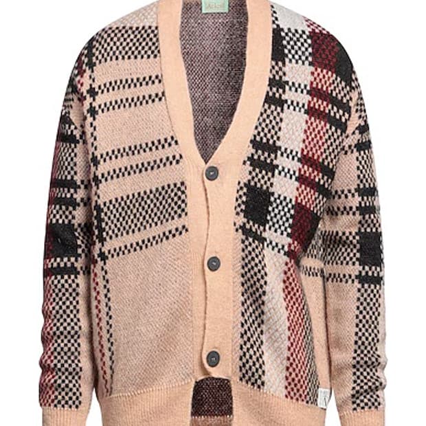 ARIES 에리즈 체크 가디건 L 루즈핏