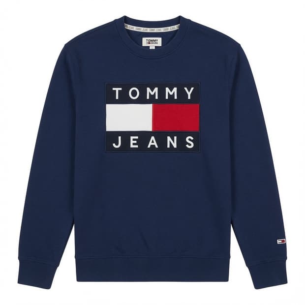 [L] TOMMY JEANS 타미진스 빅로고 맨투맨