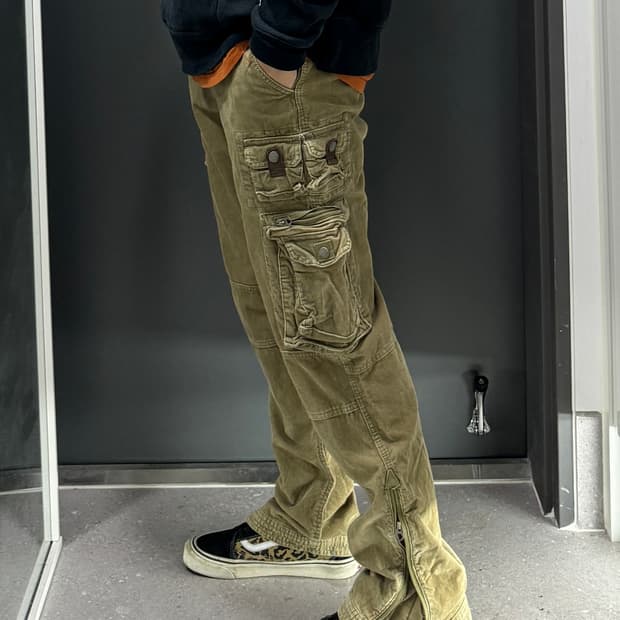 폴로랄프로렌 코듀로이 카고팬츠 빈티지 유틸리티 골덴