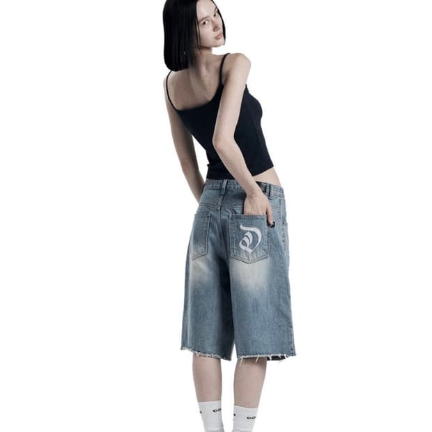 오도어 러쉬 버뮤다 데님 팬츠 2사이즈