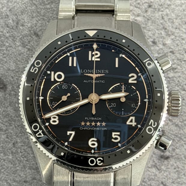 론진 스피릿 플라이백 L3.821.4 시계 판매 합니다.