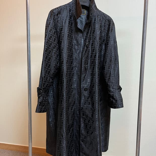 Fendi monogram trench coat