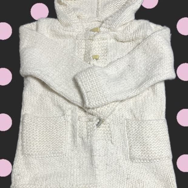 모리걸🍫🤍 아이보리 후드 니트 가디건