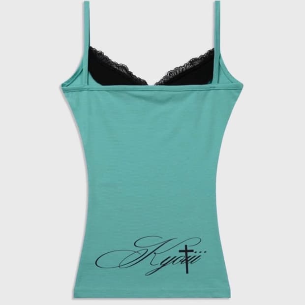 쿄이 민트 레이스 슬리브리스