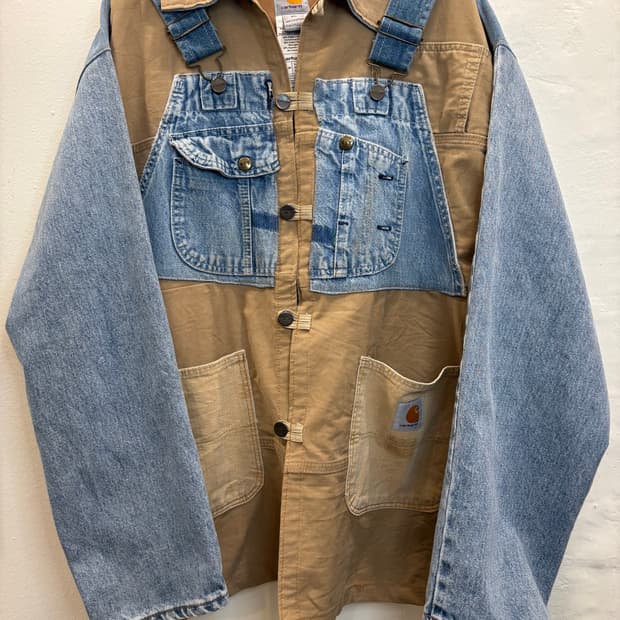 칼하트(Carhartt) 리워크 데님 도킹 워크 자켓