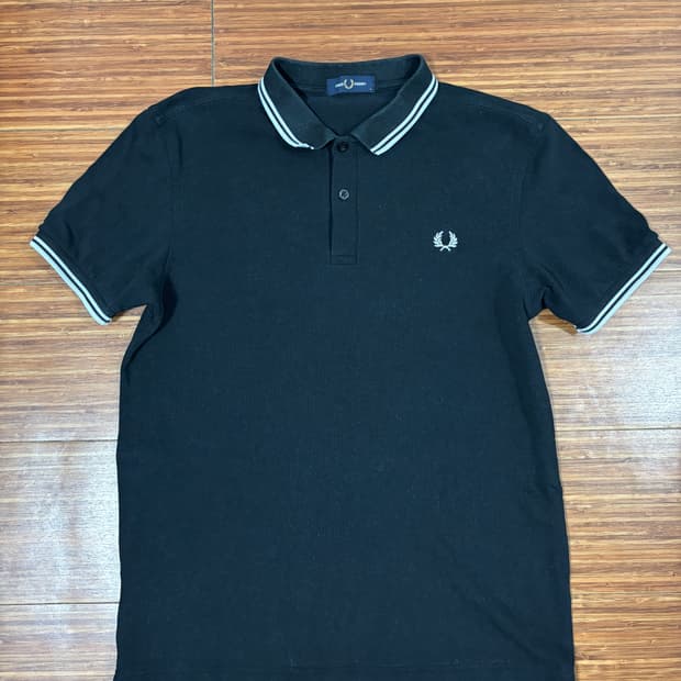 프레드페리 PK 반팔 티셔츠 블랙 L