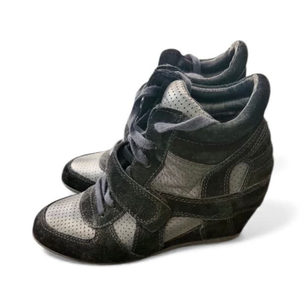 Ash 웨지힐 스니커즈 38 블랙