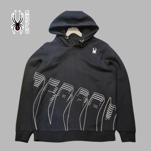 M 스파이더 블랙 후드