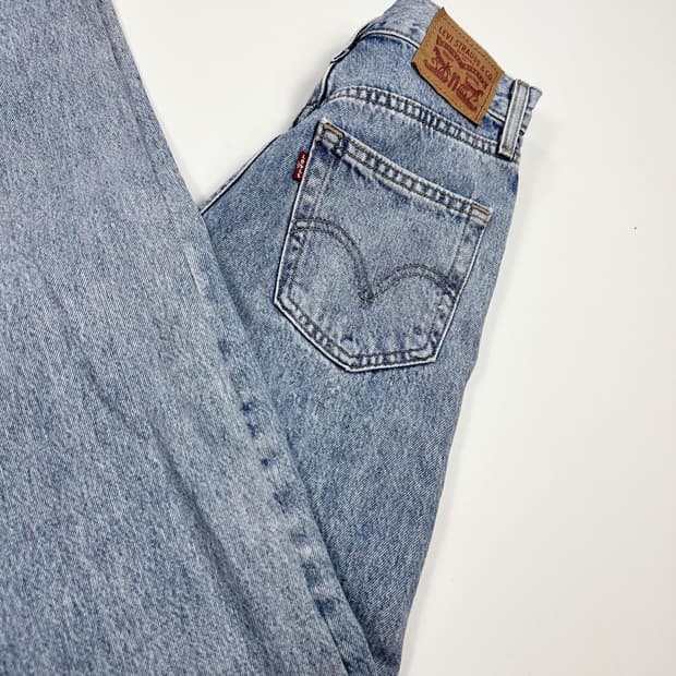 리바이스 오리지널 하이웨스트 데님팬츠 (24인치 여성추천)