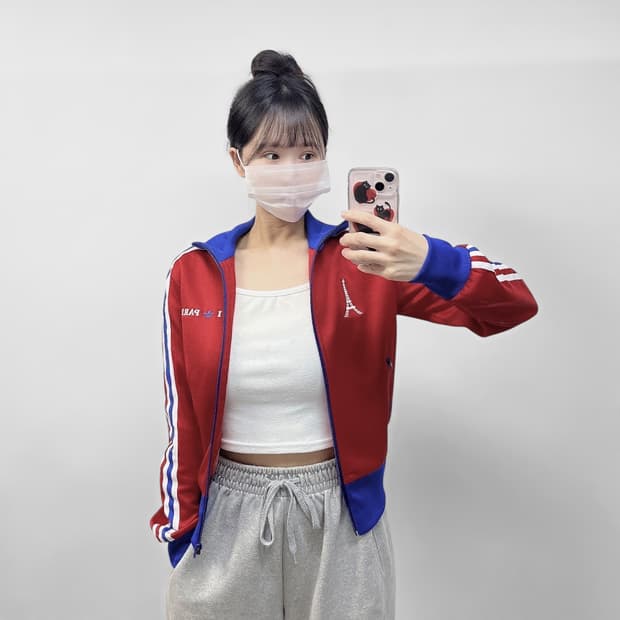 아디다스 파리 트랙탑 져지