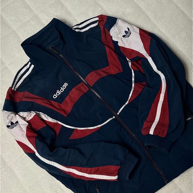 아디다스 올드스쿨 빈티지 바람막이