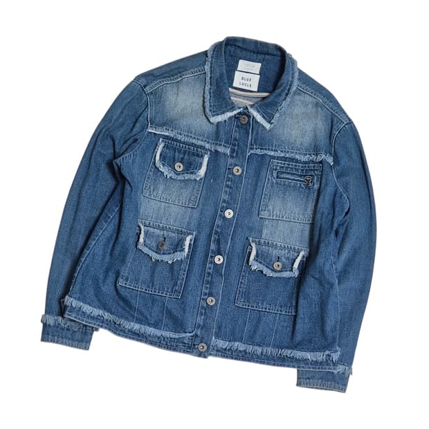 Vintage 데님 청자켓